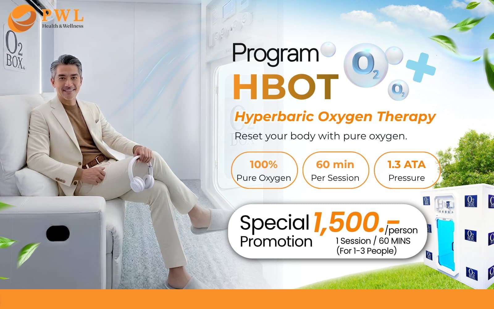 HBOT (Hyperbaric Oxygen Therapy) program
